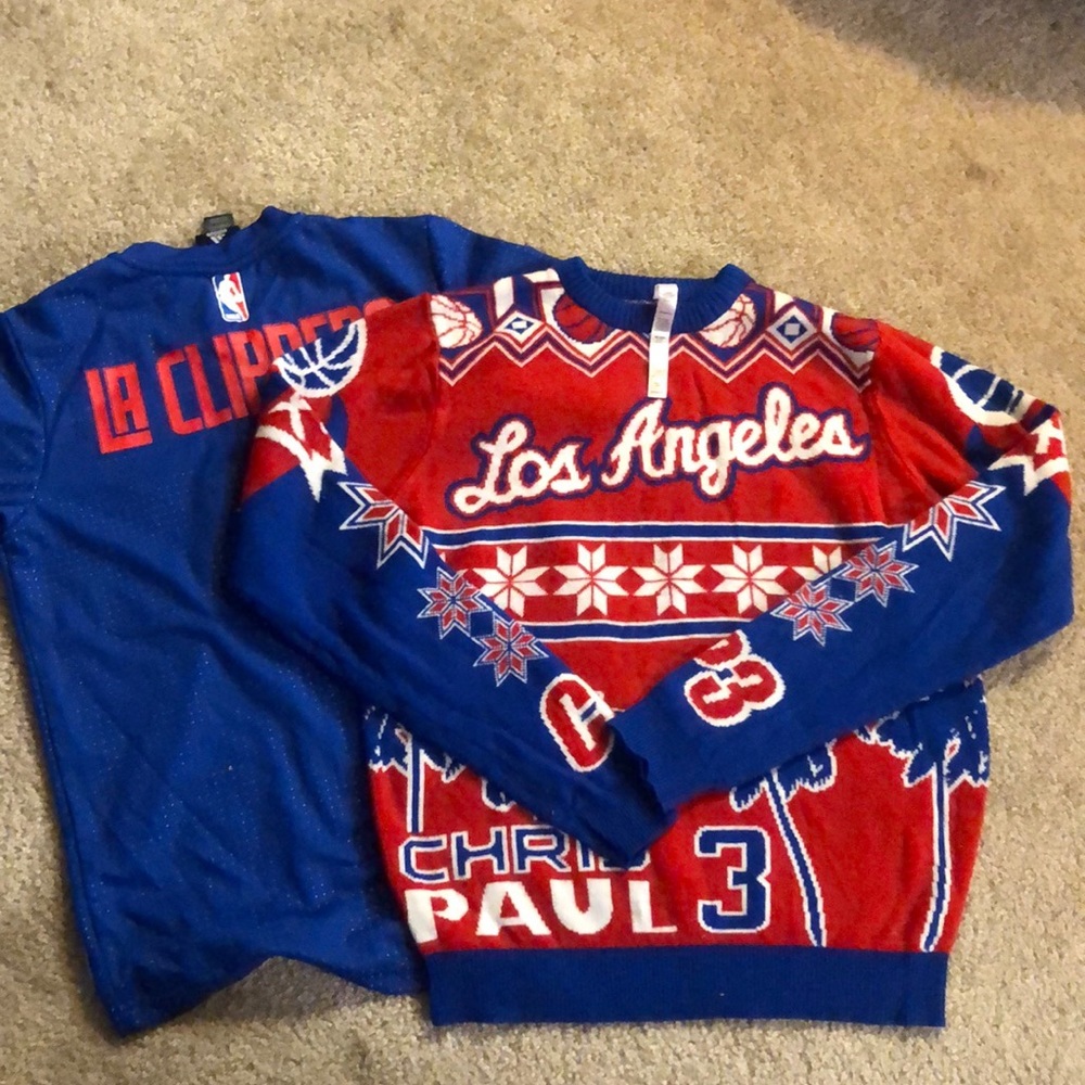 Clippers sweater with jersey